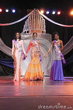 Final three competitors of Miss St. Croix