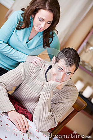 Finances: Frustrated Man Trying To Schedule Meeting