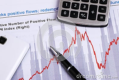 Financial analysis report and graph