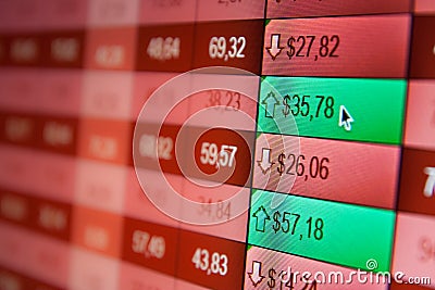 Financial data- online stock exchange