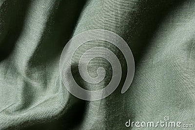 Fine cotton cloth moss green