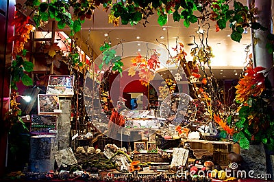 Fine food shop in Paris