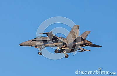 Finnish F-18 Hornet fighter jet