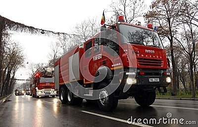 Fire brigade trucks