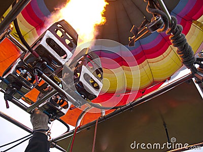 Fire burner of Hot air balloon