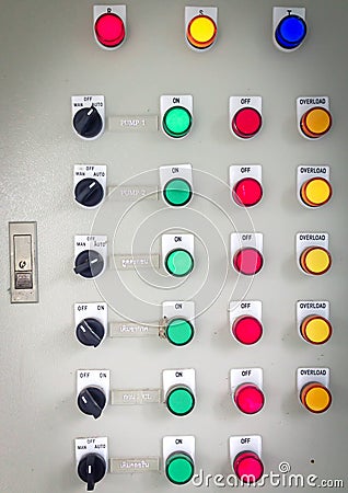 The fire control panel