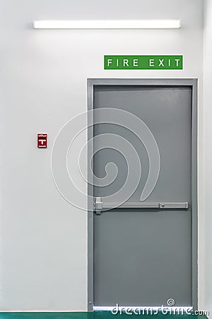 Fire exit door