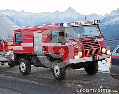 Fire and rescue service in the mountains