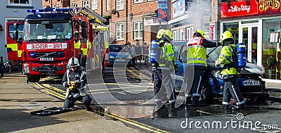 Fire Service called to a car fire