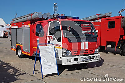 Fire tank truck ISUZU