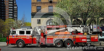 Fire truck in New York City