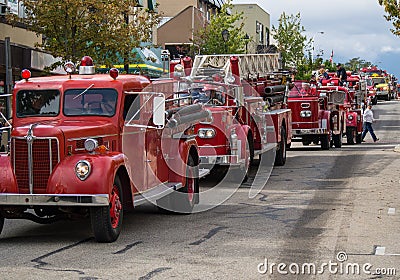 Fire truck parade
