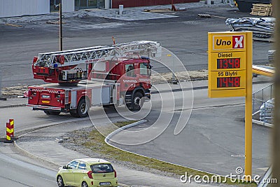 Fire Truck on the road