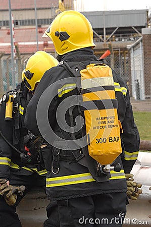 Firefighters breathing apparatus