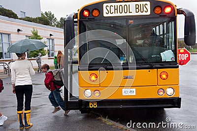 First Day of School Bus