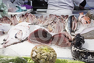 Fish cut fish market