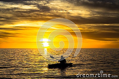 Fisherman & sunset