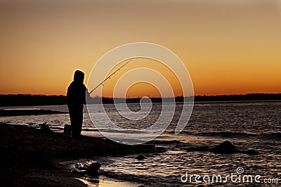 Fisherman @ sunset