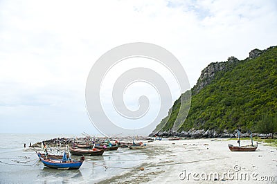 Fishing boat in the sea