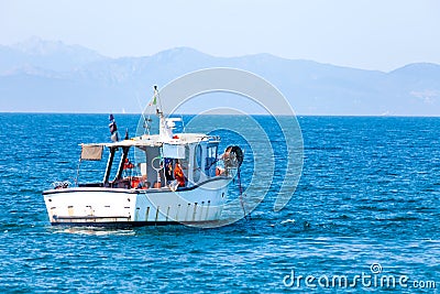 Fishing Boat In The Sea