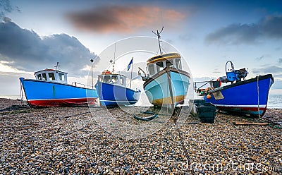 Fishing Boats at Beer in Devon