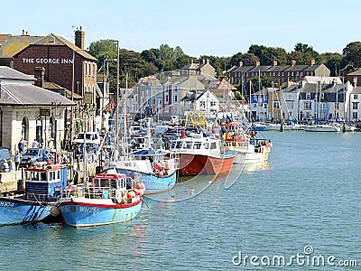 Fishing fleet, Weymouth, Dorset.