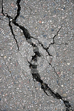 Fissure In Asphalt Stock Photos - Image: 59861