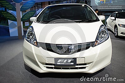 Fit Hybrid new car, BOI Fair 2011 Thailand