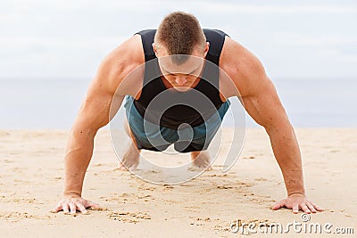 Fitness on the beach