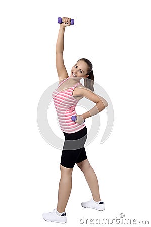 http://thumbs.dreamstime.com/x/fitness-woman-fit-girl-smiling-happy-lifting-weights-looking-strength-training-shoulder-muscles-caucasian-asian-35118785.jpg
