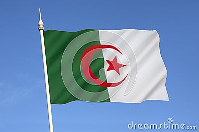 Flag of Algeria - North Africa