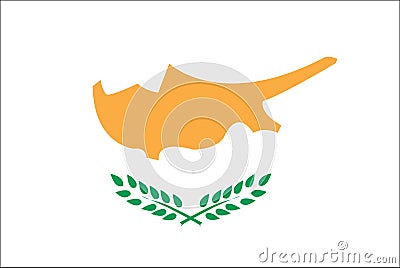 Flag of Europe country Cyprus