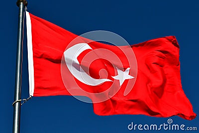 The Flag of Turkey