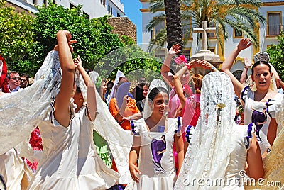 Flamenco dancers, Marbella, Spain.