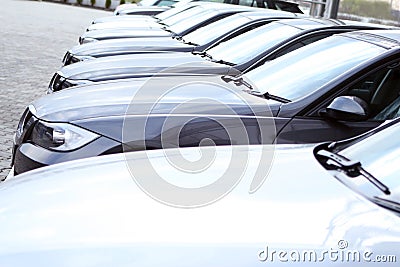 Fleet of cars