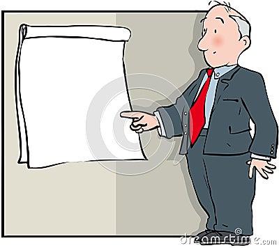 Flip chart presentation