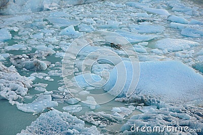 Floating ice