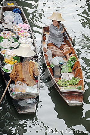 Floating market, Damnoen Saduak, Thailand