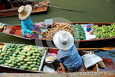 Floating market thailand