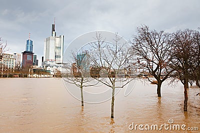 Flood in Frankfurt