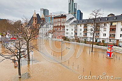 Flood in Frankfurt
