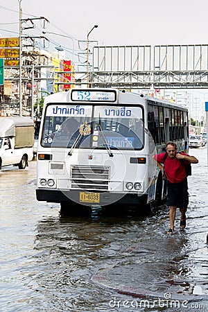 Flood situation in Thai 2011