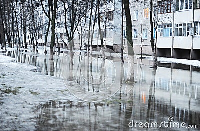 Flood on the street