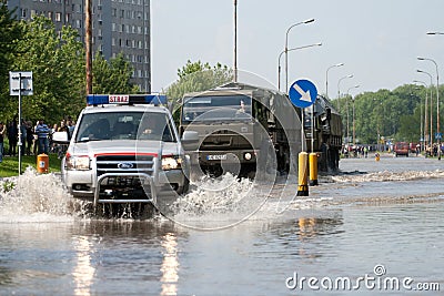 Flood in Wroclaw, Kozanow 2010