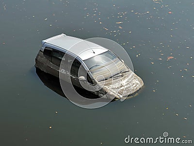 Flooded Car