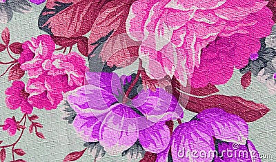 Floral cloth background