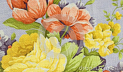 Floral cloth background