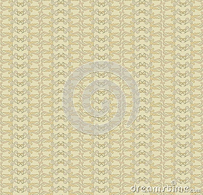 Floral seamless background. Abstract beige and brown floral geometric Seamless Texture