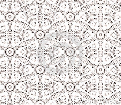 Floral seamless background. Abstract beige and white floral geometric Seamless Texture