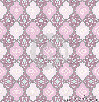 Floral seamless background. Abstract white and white floral geometric Seamless Texture